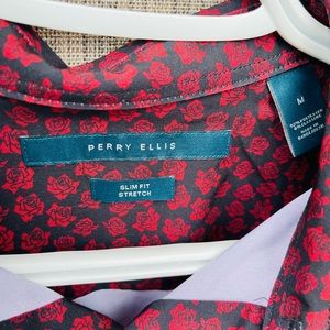 Black and red casual shirt